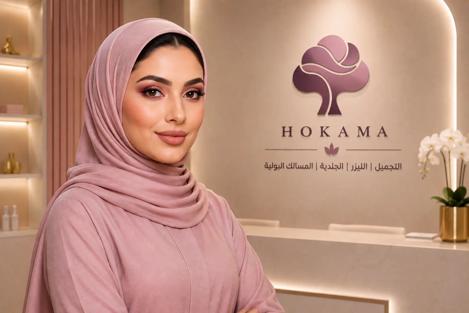 Illustrative image of a premium aesthetic and laser clinic in Riyadh