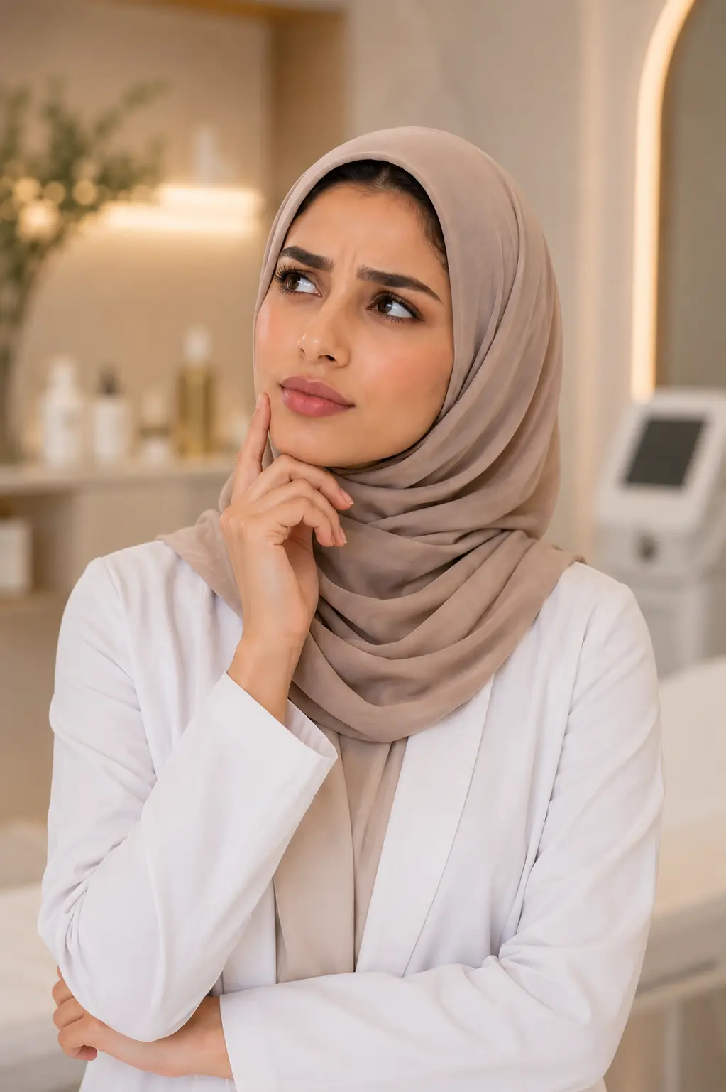 Illustrative image of a patient consultation at Hokama Najd Clinics